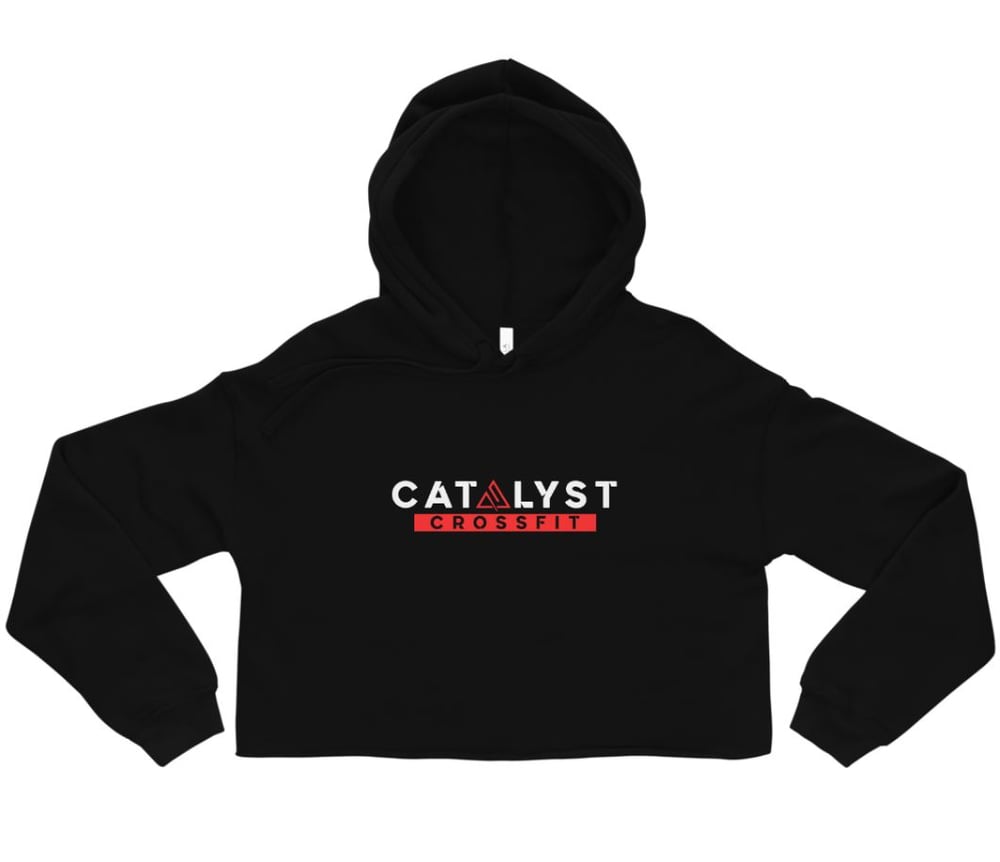PRE-ORDER: Women's Crop Hoodie Catalyst CrossFit Logo
