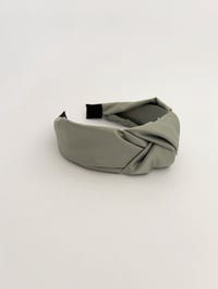 Dahlia Satin Hairband / Sweet Mint