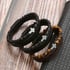 Beads and Leather Men Classic Multi Layer Bracelet  Image 2