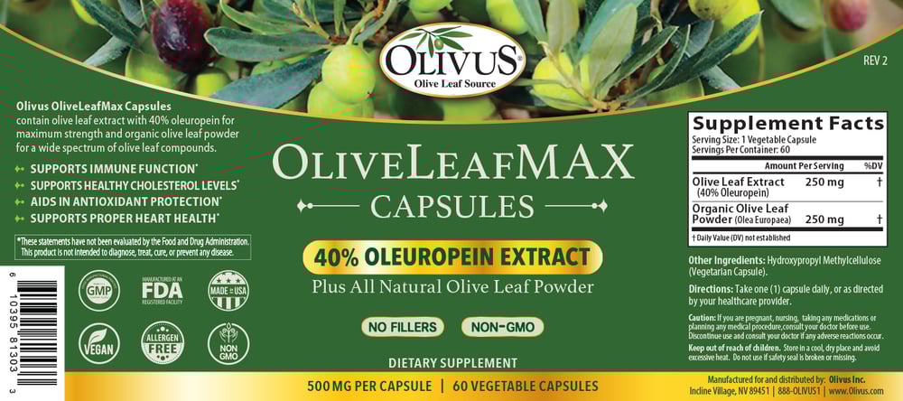 100% Olive Leaf MAX Capsules-Powder-Teabags-Leaves. Herpes-Cravings-Parasites-Cholesterol-Diabetes-