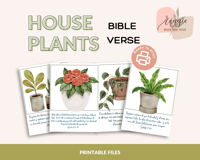 HOUSE PLANTS- BIBLE VERSES - PRINTABLE ARTS