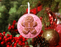 Pink Christmas Ornament 6