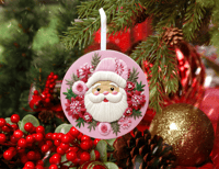 Pink Christmas Ornament 8