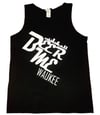 Mens Slanted Stacked Logo Tank 