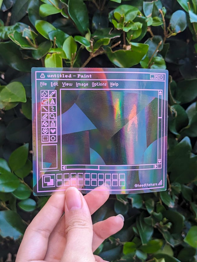 MS Paint Suncatcher