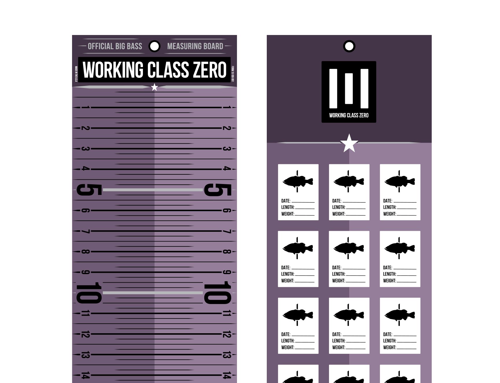 Measuring Boards  WORKING CLASS ZERO