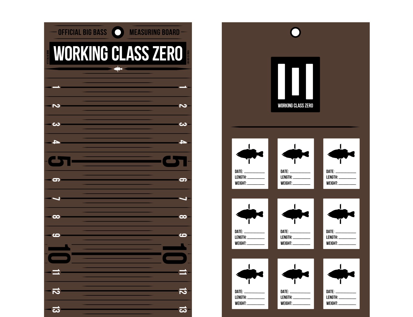 Measuring Boards  WORKING CLASS ZERO