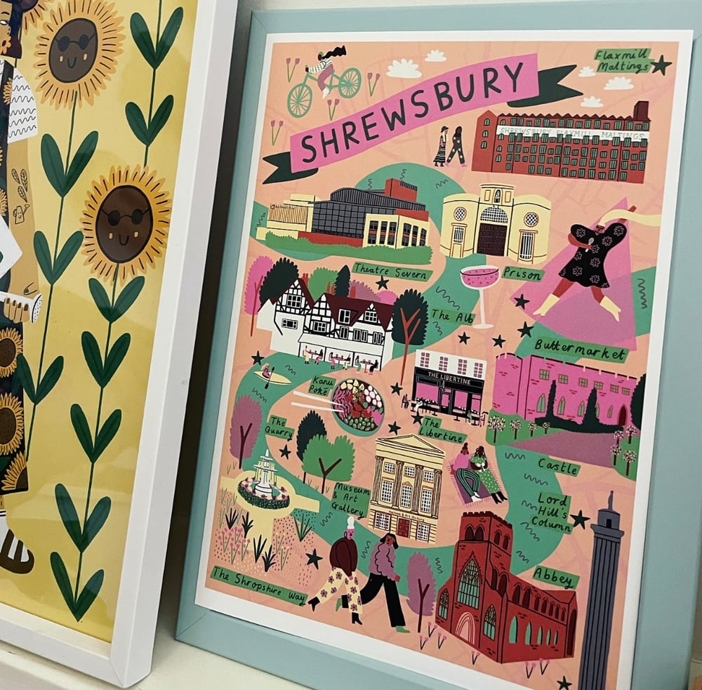 Image of *SUPER SECONDS* Shrewsbury Map 
