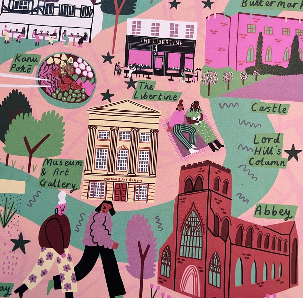 Image of *SUPER SECONDS* Shrewsbury Map 