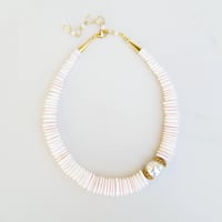 Image 1 of Conch Shell & Pearl Necklace 