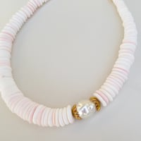 Image 3 of Conch Shell & Pearl Necklace 