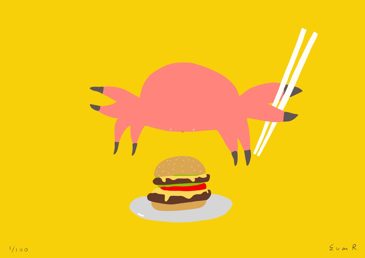 Image of 'Burger Time' : Limited Edition Print