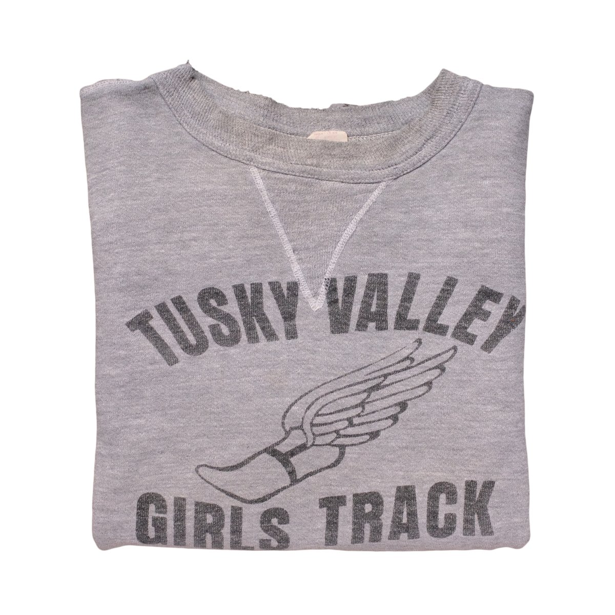 Image of Vintage 1960's Tusky Valley Girls Track Sweatshirt