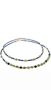 Ltd Ed - Gold Lapis Lazuli & Turquoise Bead Necklace