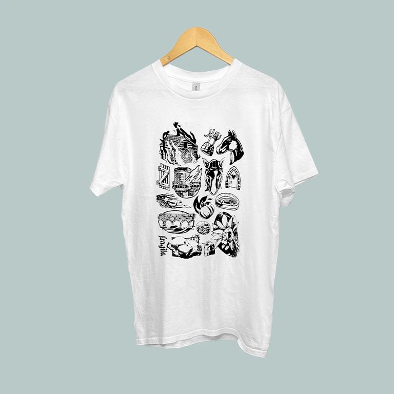 Image of QUEST 001 White Tee