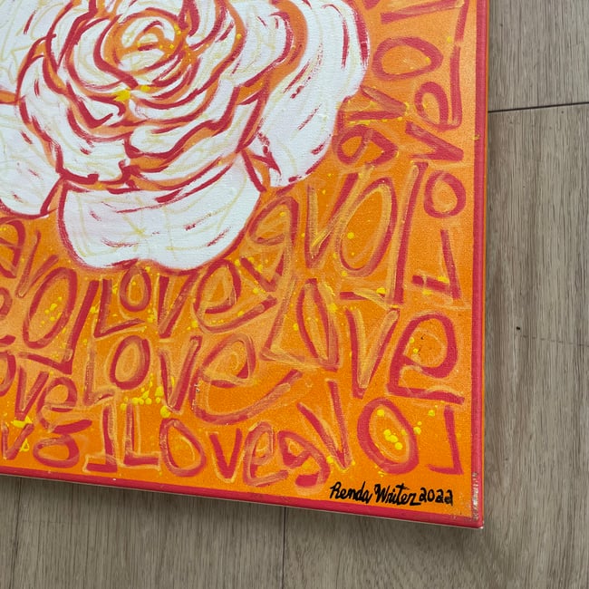 Flower #3 🌸 16” x 20” Canvas Original