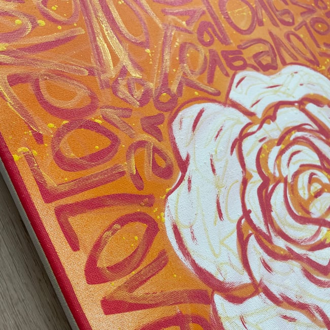 Flower #3 🌸 16” x 20” Canvas Original