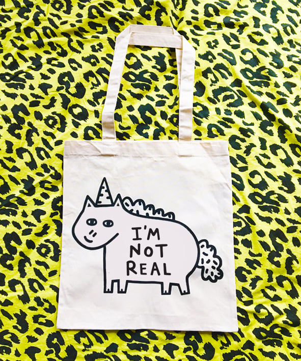 Image of Not Real Tote Bag 