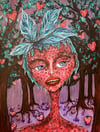 STRAWBERRY GIRL PRINT