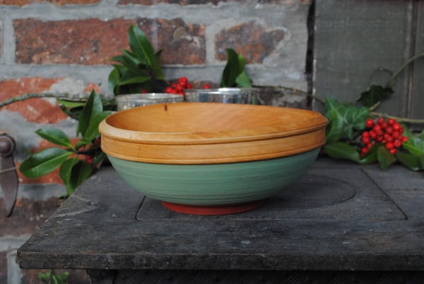 Image of Painted field maple bowl II - Bol peint en érable champêtre II