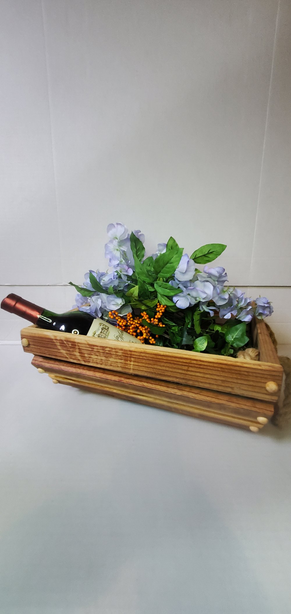 Solid Wood Rustic Baskets