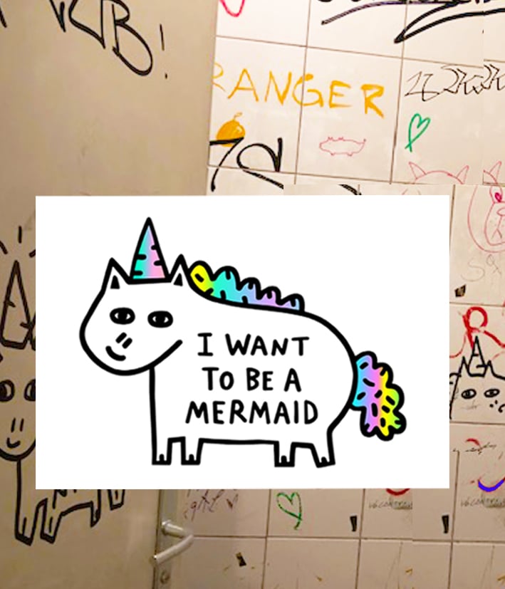 Image of Mermaid Postcard