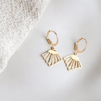 Image 1 of Petites Boucles d'Oreilles MAJA Or/Argent