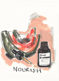 Image of Aesop Skin Food- A4 Artist's Giclee A4 Print