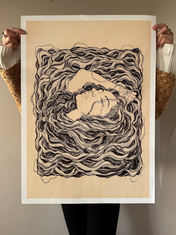 Image of LOST IN MY ABYSS print