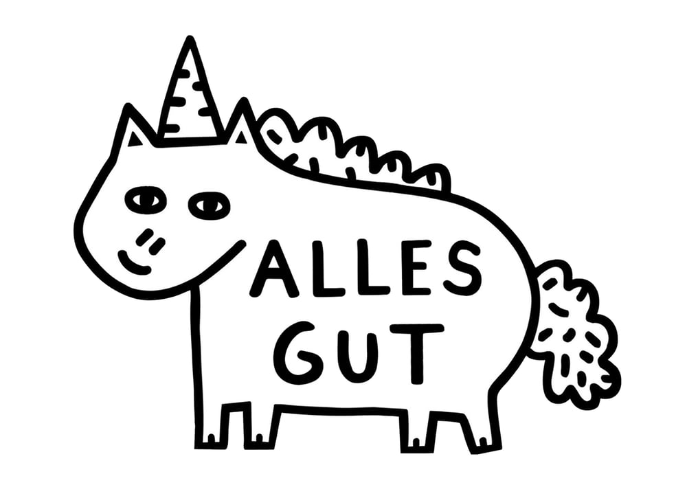 Image of Alles Gut Print 