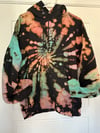 Unisex size 2XL reverse dyed hoodie