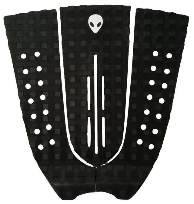 Image of Luna surf traction pad long arch black 