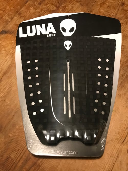 Image of Luna surf traction pad long arch black 