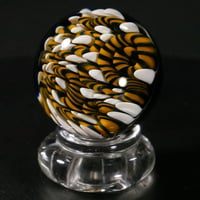 Image 3 of 32mm Implosion Marble with Glass Stand 