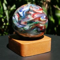 Image 1 of 54mm Worked Marble with Stand 