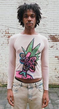 Image 5 of Mesh Portrait Long-Sleeve