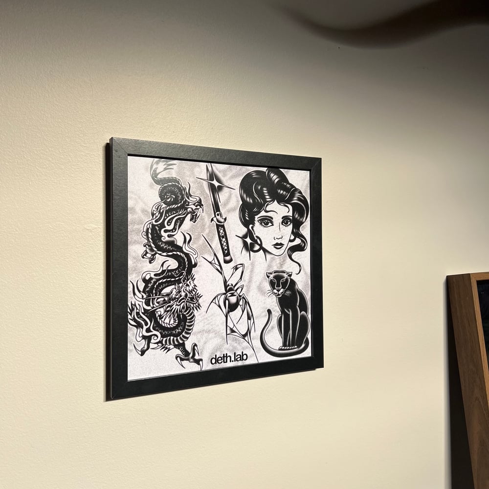 "MIDNIGHT OIL" | 12X12 FLASH PRINT