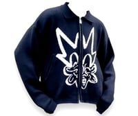 Image 2 of Portrait Double-zip Sweater