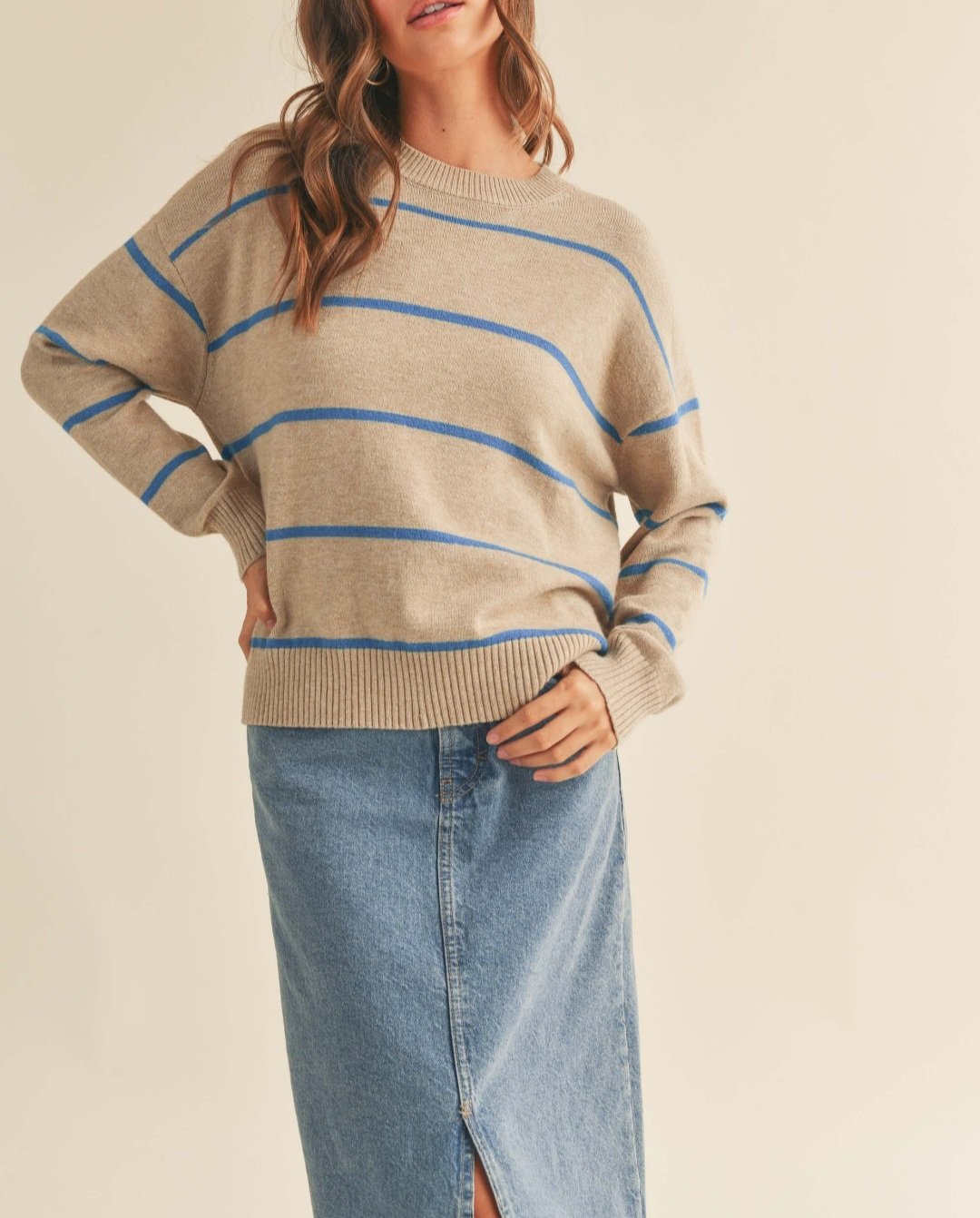 Image of Farah stripe sweater