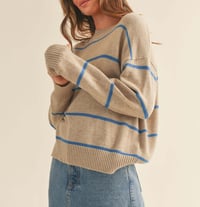 Image 2 of Farah stripe sweater