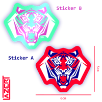 Image 2 of Snarling Tiger - Stickers