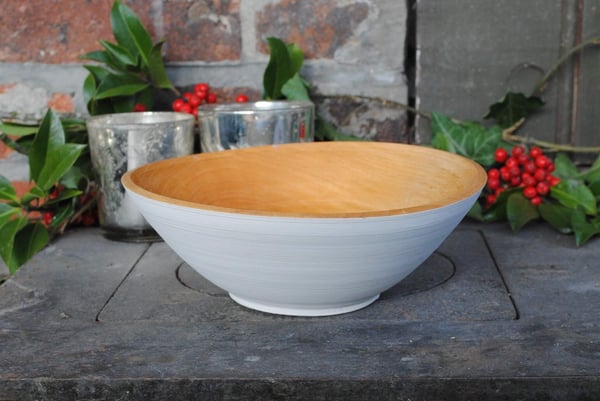 Image of White field maple bowl - Bol en erable champêtre blanc