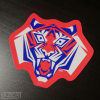 Image 4 of Snarling Tiger - Stickers