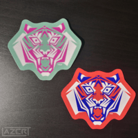 Image 3 of Snarling Tiger - Stickers