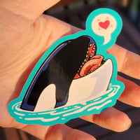Orca Love Sticker 