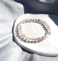 Image 1 of mixed crystal bracelet 淡色系水晶手链