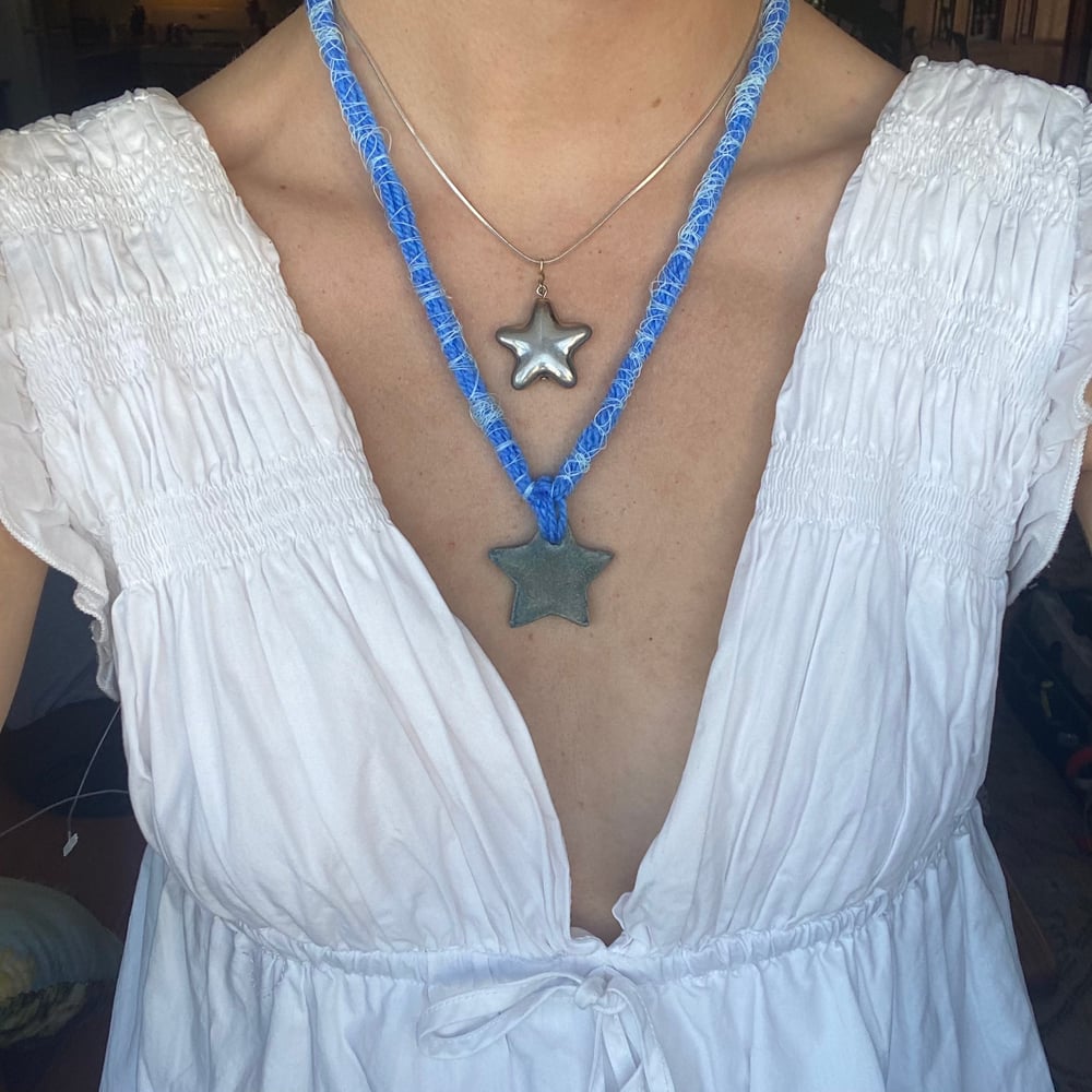 Blue star Necklace