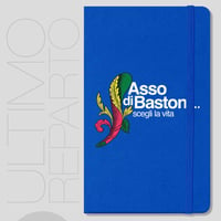 Image 2 of Notebook A5 15X21, Copertina rigida, elastico - Asso di Bastoni (UR074)