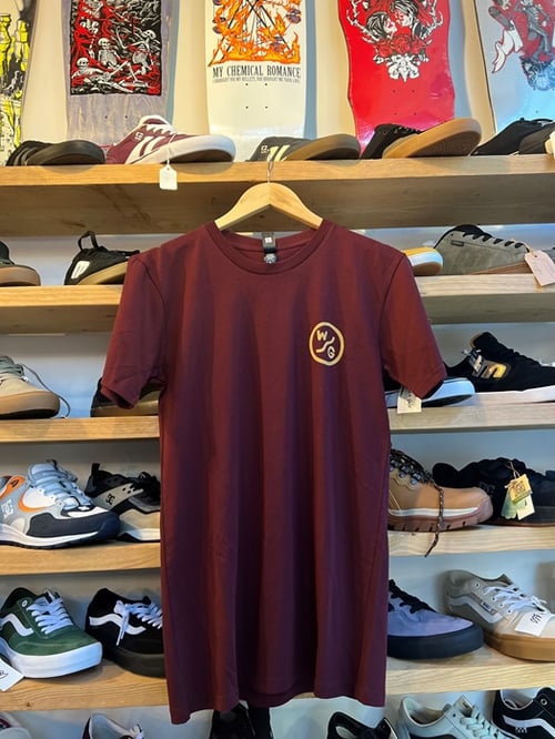 Image of Wave Games Classic Logo Tee Burgundy