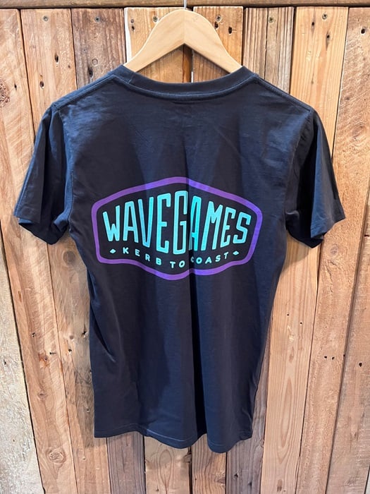 Image of Wave Games New Logo Tee in Coal